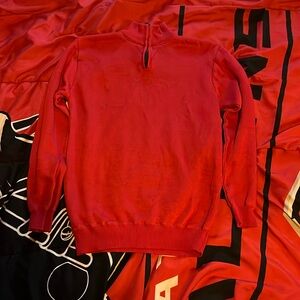 Read zip up turtle neck